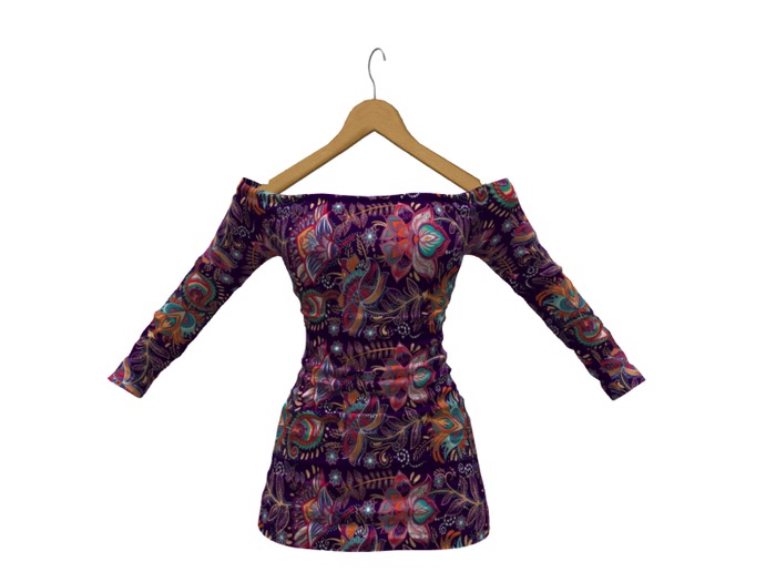 Shoulder Ruched Dress MAITREYA#25