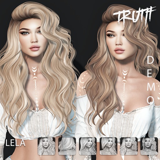 TRUTH Lela (Fitted Mesh Hair) - DEMO