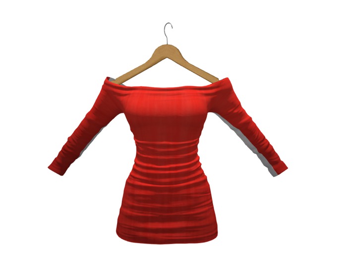 Shoulder Ruched Dress MAITREYA#26