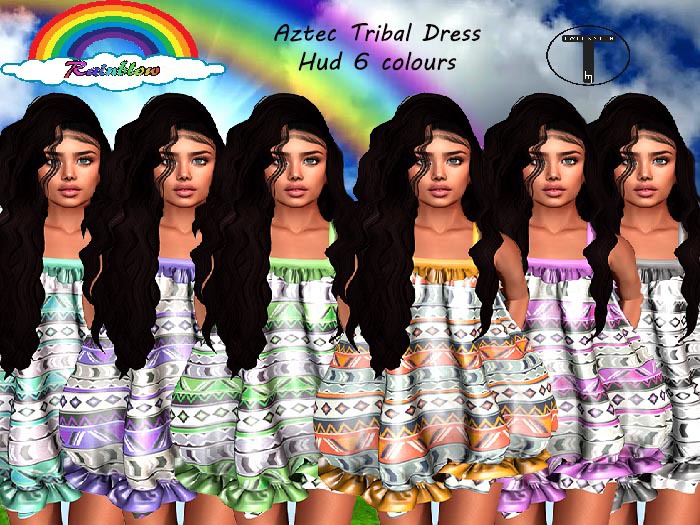 Aztec Tribal Dress -TWEENSTER  