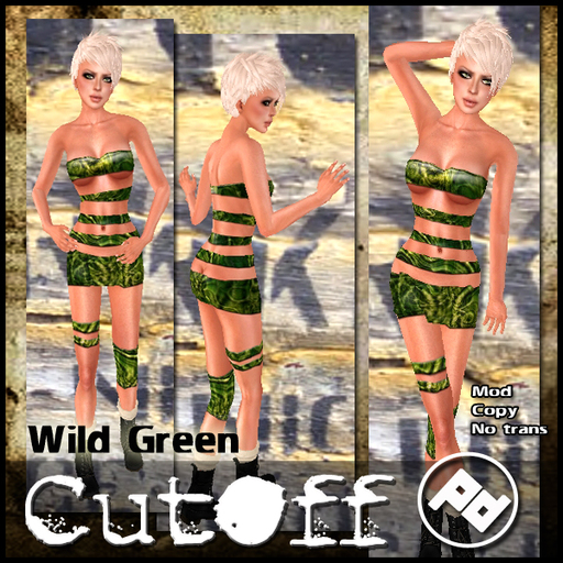 ::Poised:: cutoff  wild green