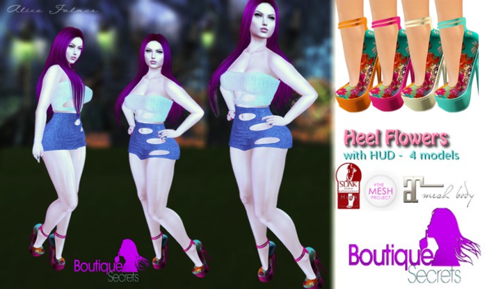 Heel Flowers - Boutique Secrets*
