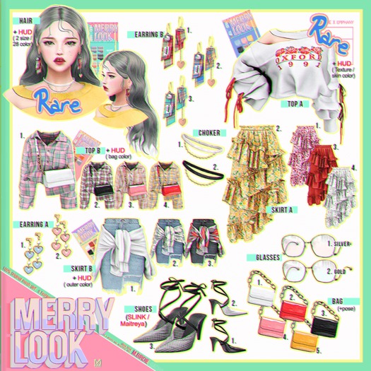 `M.BIRDIE / Merry look-EarringA1