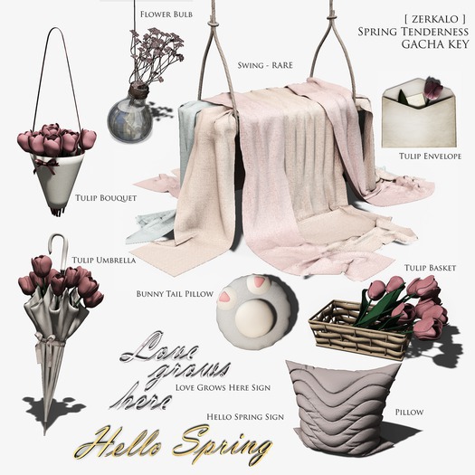 [ zerkalo ] Spring Tenderness - Pillow