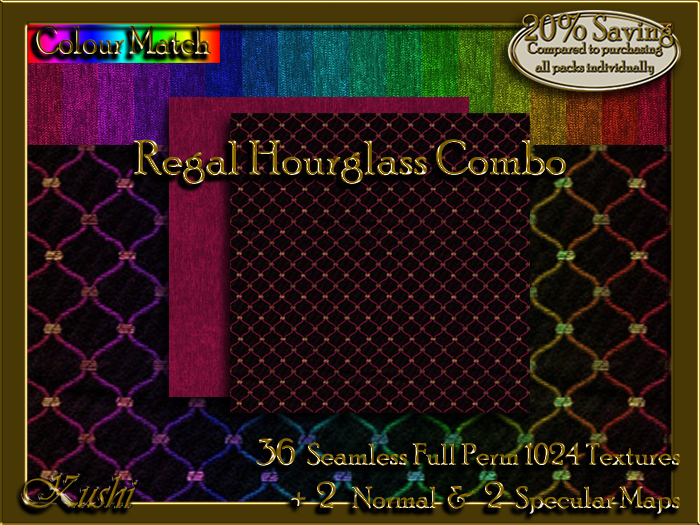!Kushi! RegalHourglassCOMBO Textures -WEAR TO UNPACK