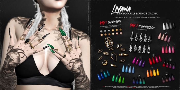 -SU!- Livana Bento Nails 06 (MAITREYA) COMMON