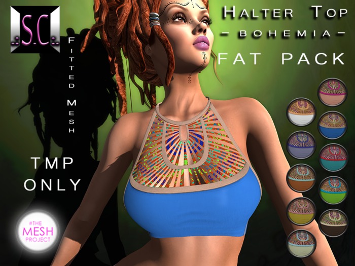.:S.C:. Halter Top - Bohemia - Fat Pack - TMP