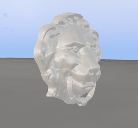 lion head mesh 1 prim ful perm