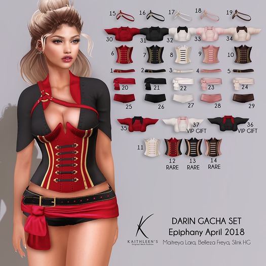 13 Kaithleen's Darin Bustier Freya - Tricky RARE