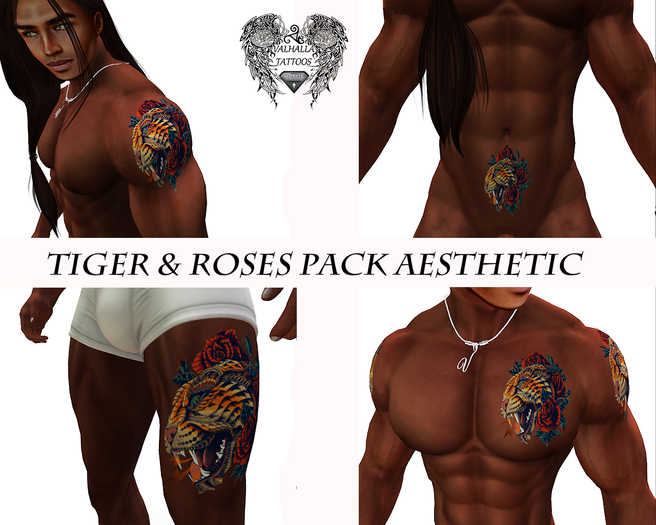 Tiger & Roses Pack Aesthetic