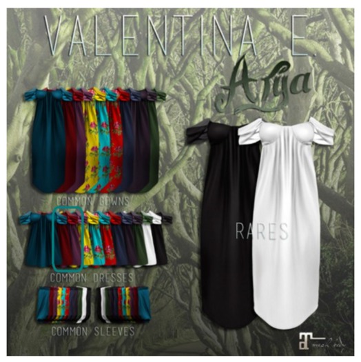 :V.e. Arya Dress Teal Rose COMMON