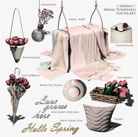 [ zerkalo ] Spring Tenderness - Love Grows Here Sign