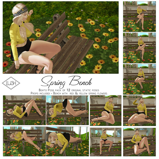 Lush Poses - Spring Garden 10 Pose Bento Pack