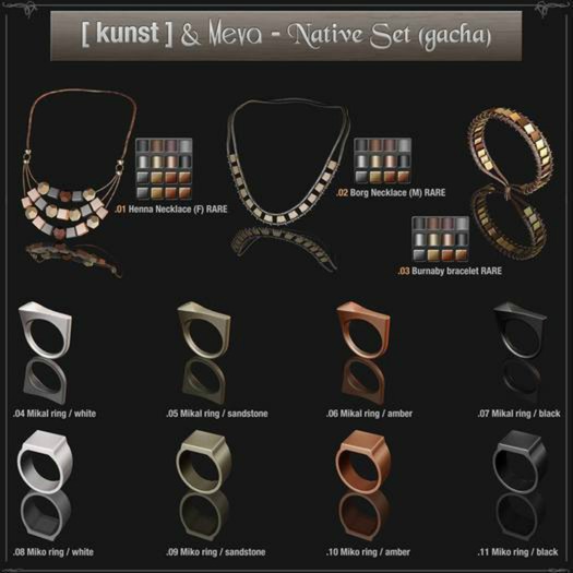 .01 [ kunst ] & Meva - Henna Necklace (F) RARE