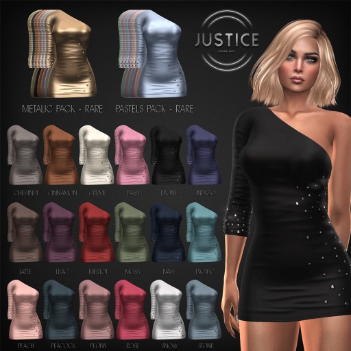 [JUSTICE] NOVA DRESS MAITREYA PASTELS RARE