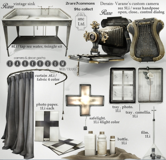 {anc} darkroom / vintage sink 8Li RARE 2