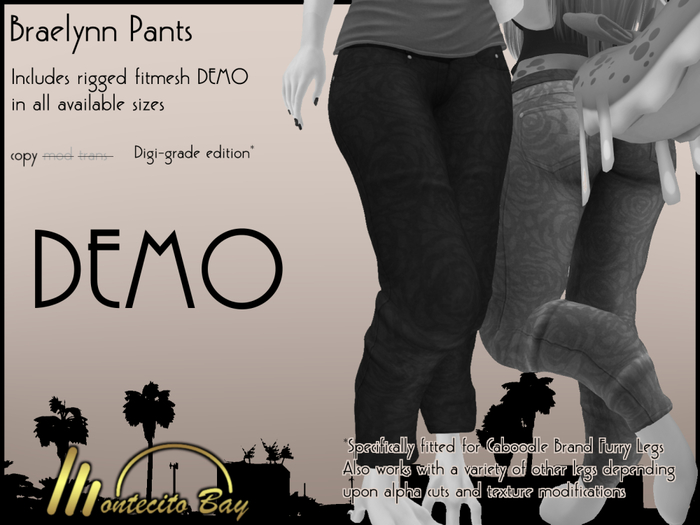 ( / / / ) Braelynn Pants :: DEMO Digi-Leg
