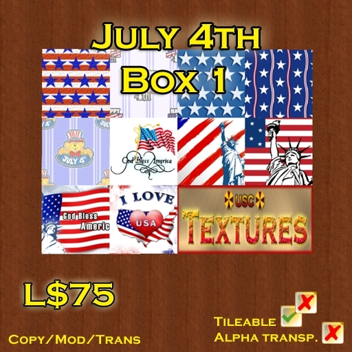 USC Textures - July 4th - Box 1