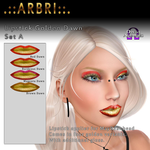 .::Arbri::. Omega Golden Dawn Lipstick A