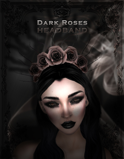 LiViD : Dark Roses Headband
