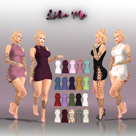 .: LikeMe :. Katy Dress FATPACK