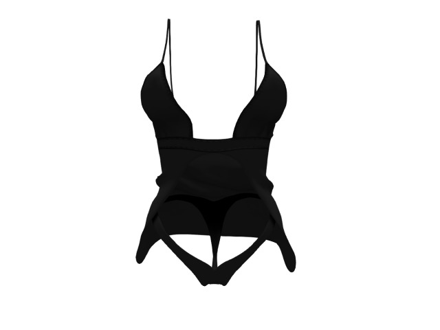 Alination-LIA,lingerie set-BLACK