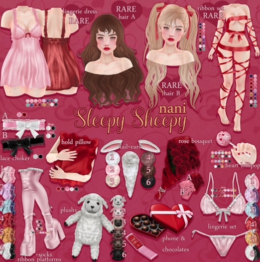 nani - sleep sheepy 3 - 5PC Set