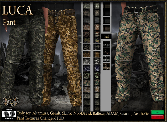 Pant Camouflage Luca *