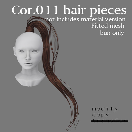 *booN Cor.011 hair pieces colorful pack