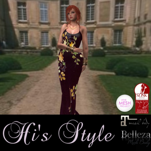 * His Momiji Sexy Back gown