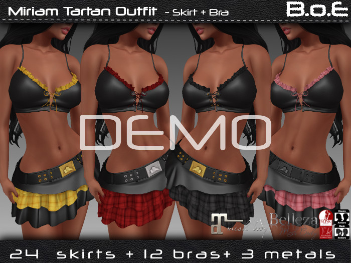 B.o.E - DEMO - Miriam Tartan Outfit v2 (wear me)