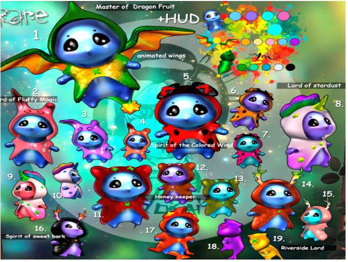 1.Yokai - Forest Spirits - Master of  Dragon Fruit RARE