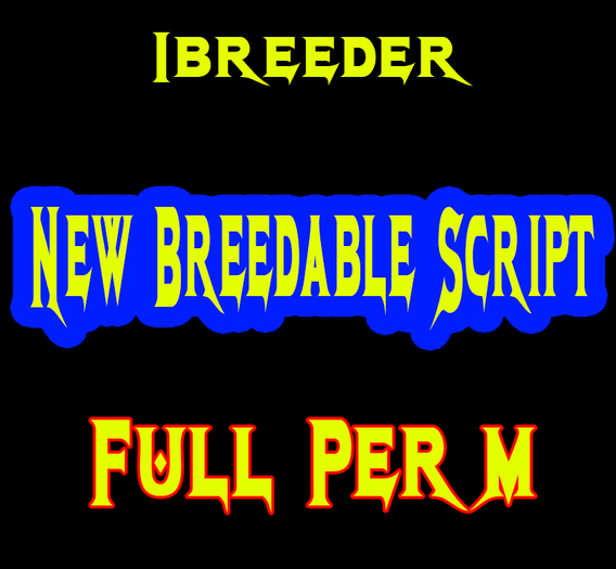 IBREEDER FULL PERM BREEDABLE SCRIPT