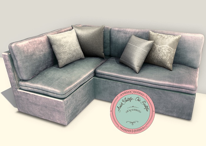 ionic :  Velvet Sofa (Serenity)