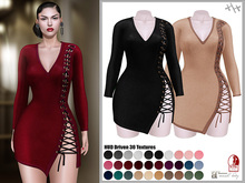 [hh] Ashley Dress LEATHER PACK