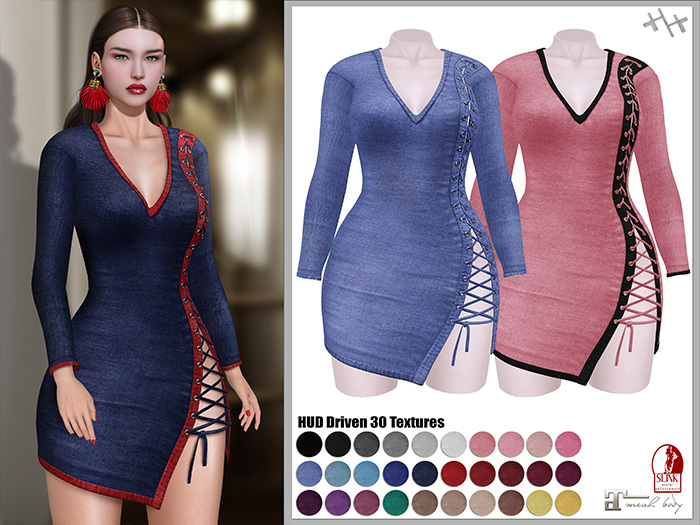 [hh] Ashley Dress DENIM PACK