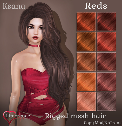 {Limerence} Ksana hair-Reds