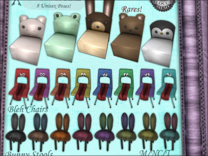 ~*S.E.*~ Bleh Chair - Purple