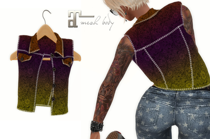 JeansVest Colored Flower Maitreya