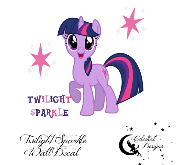 Twilight Sparkle MLP Wall Decal (bagged)