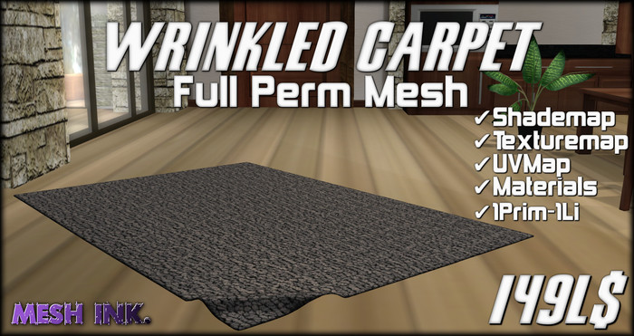 Wrinkled Carpet - Full Perm Mesh Boxed