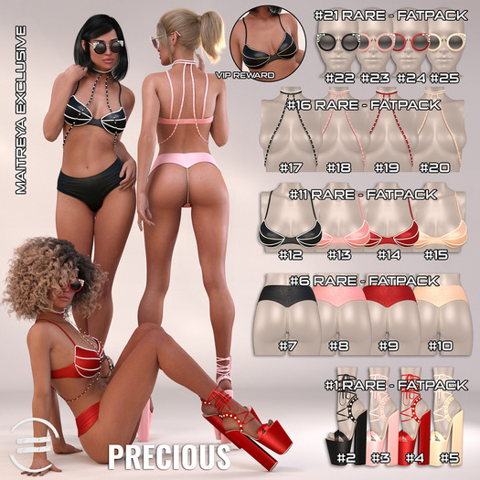 EQUAL - Precious Sandals FATPACK #1 RARE