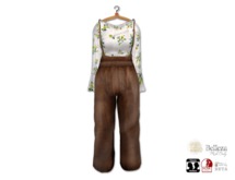 {amiable}Mesh Maxi Pants Set-up Dress02