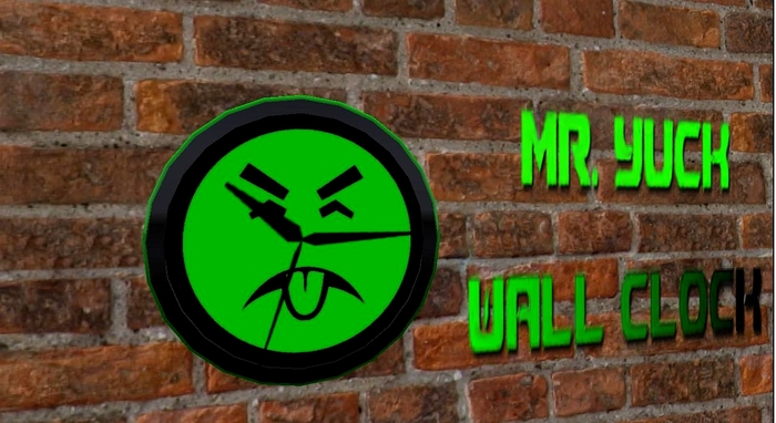 Mr. Yuck Wall Clock