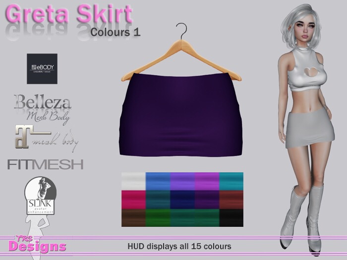 Greta Skirt With Hud Colours 1