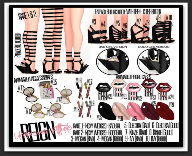 REIGN.- LUSH LIPS PHONE CASE- BUBBLEGUM (Animated) # 27