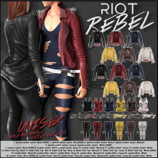 RIOT / REBEL Set - Cocoa - Maitreya