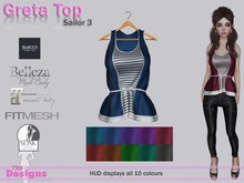Greta Top With Hud Sailor 3