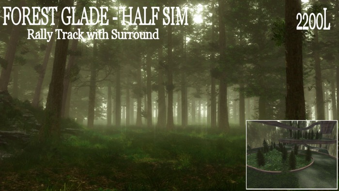 Forest Glade Half sim Rally track