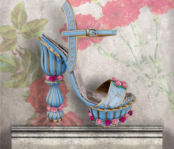 Zafair - Rocio Roses -Slink High- Blue